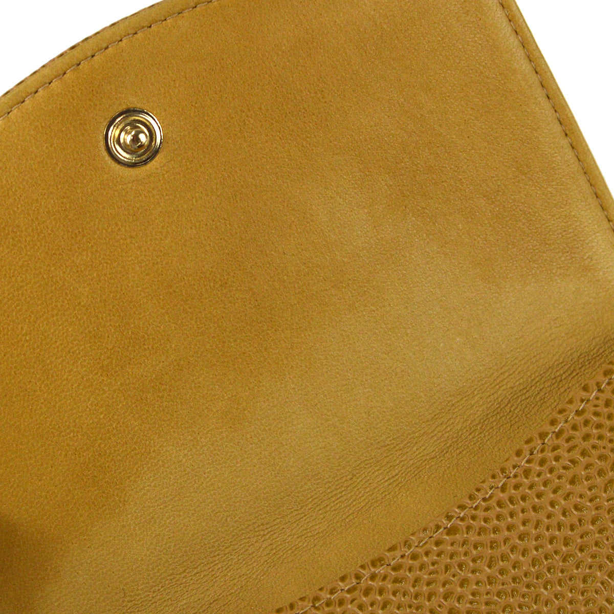 Chanel Bifold Wallet Beige Caviar
