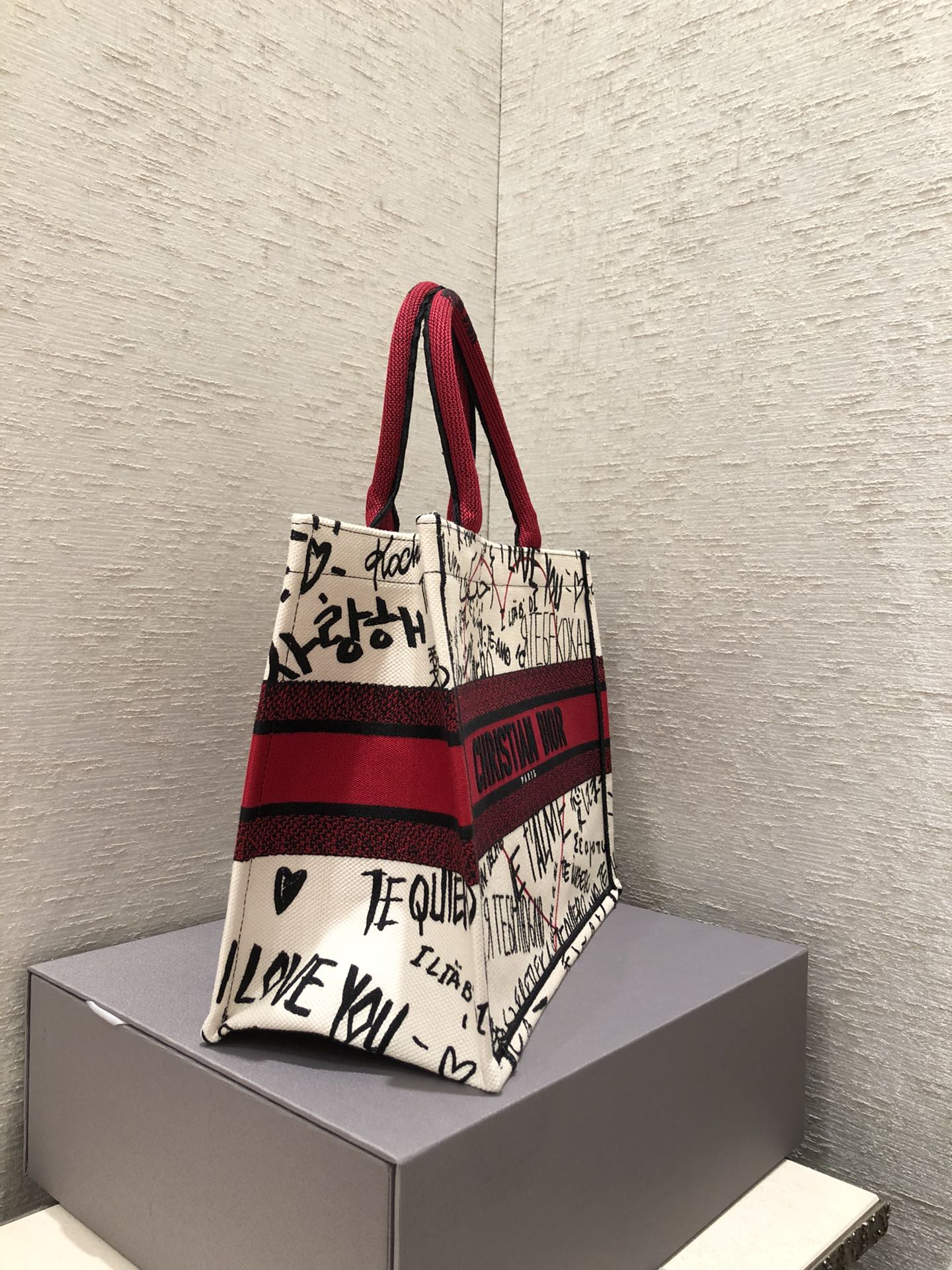 Top Quality MeTop Qualityum Book Tote Bag By Maria Grazia Chiuri For Women 14in/36cm CD
