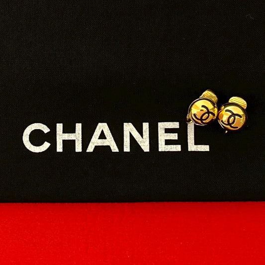 CHANEL Earring Gold Plated gold