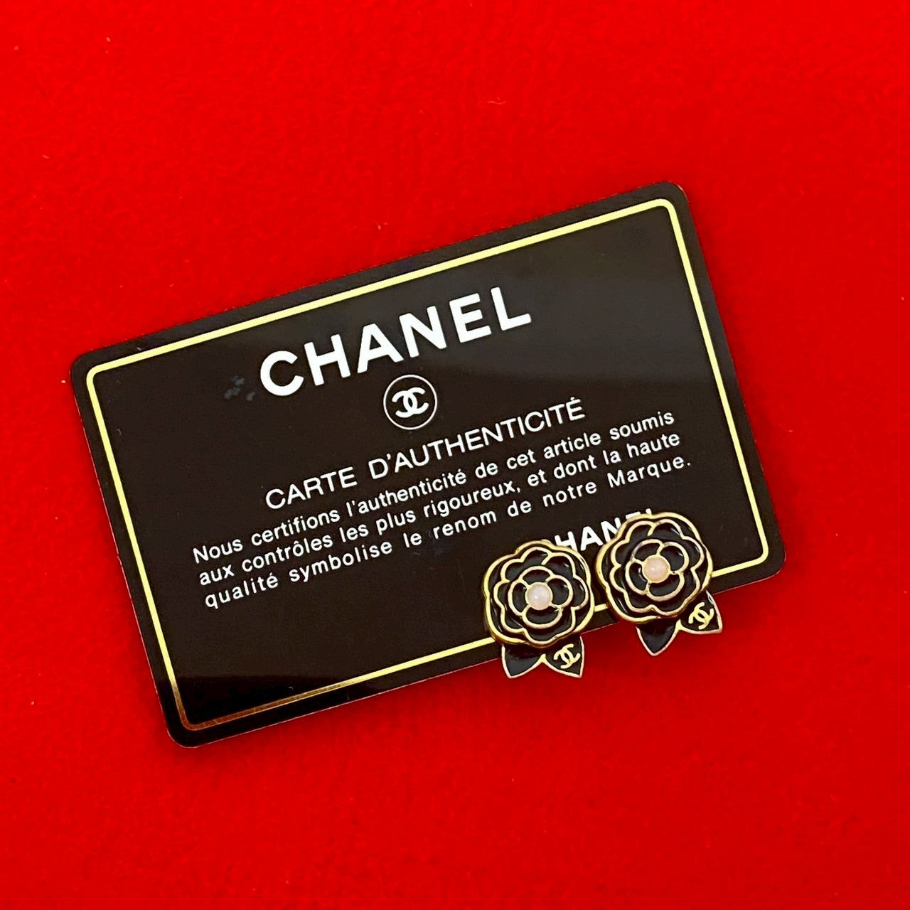 CHANEL Earring Gold Plated gold