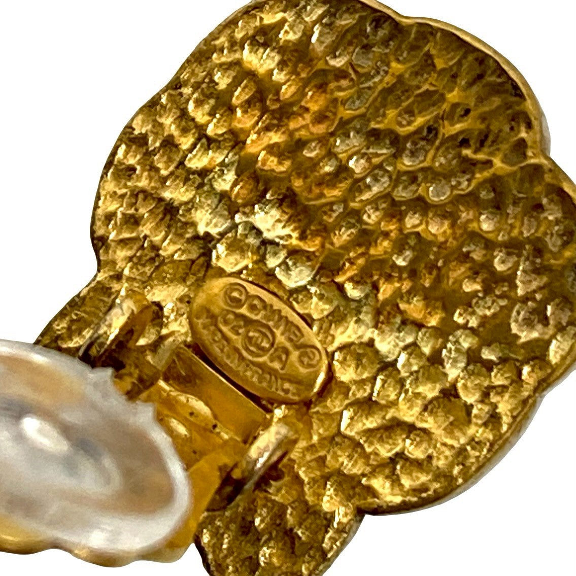 CHANEL Earring Gold Plated gold