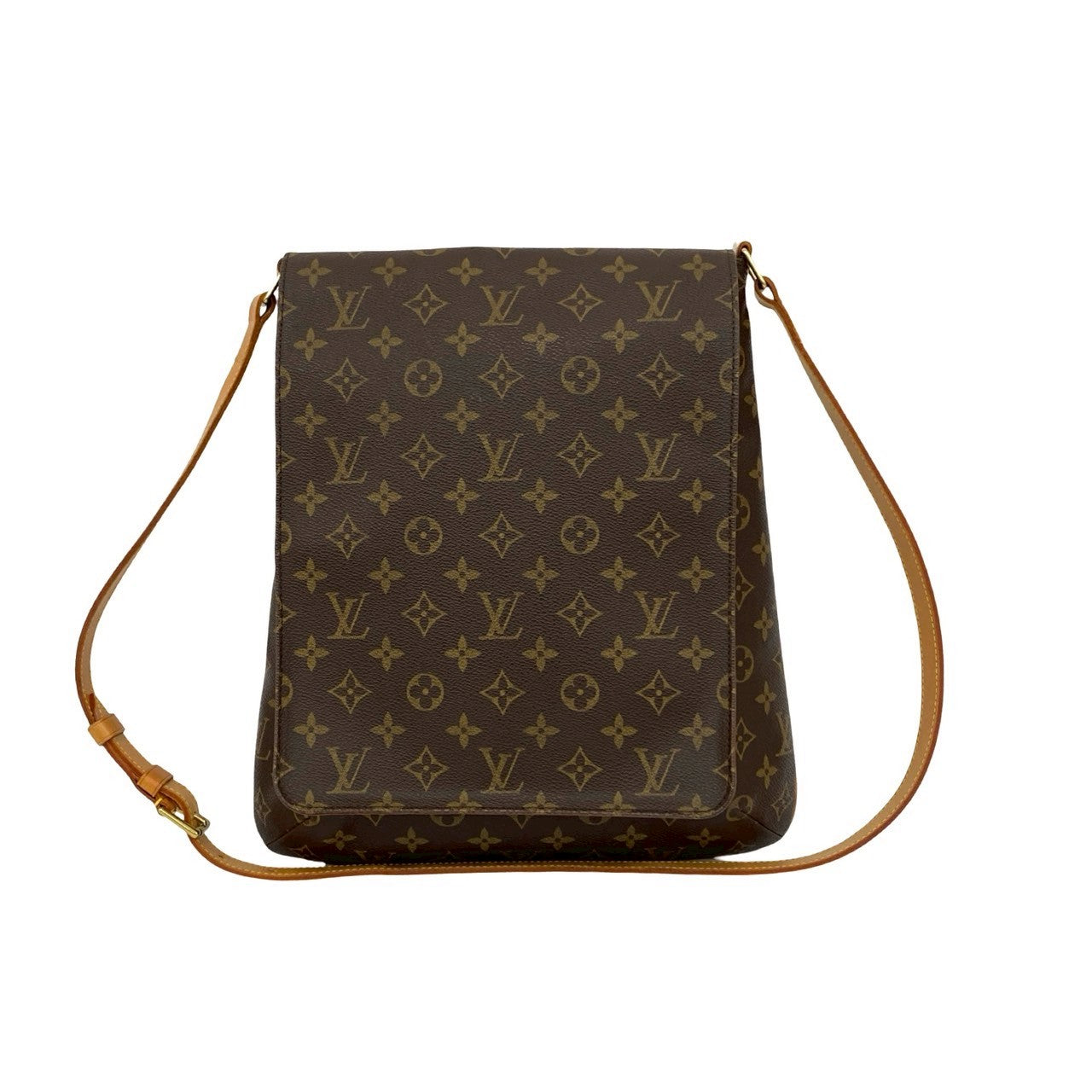 LOUIS VUITTON Shoulder Bag leather Brown M tte