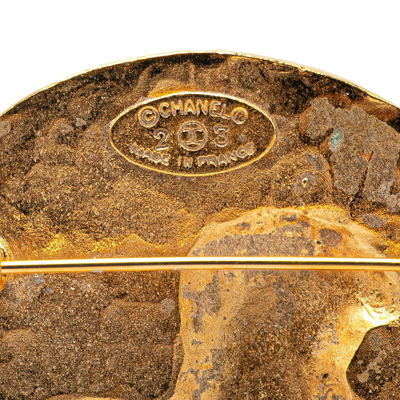 Chanel Coco Mark Lion Motif Brooch