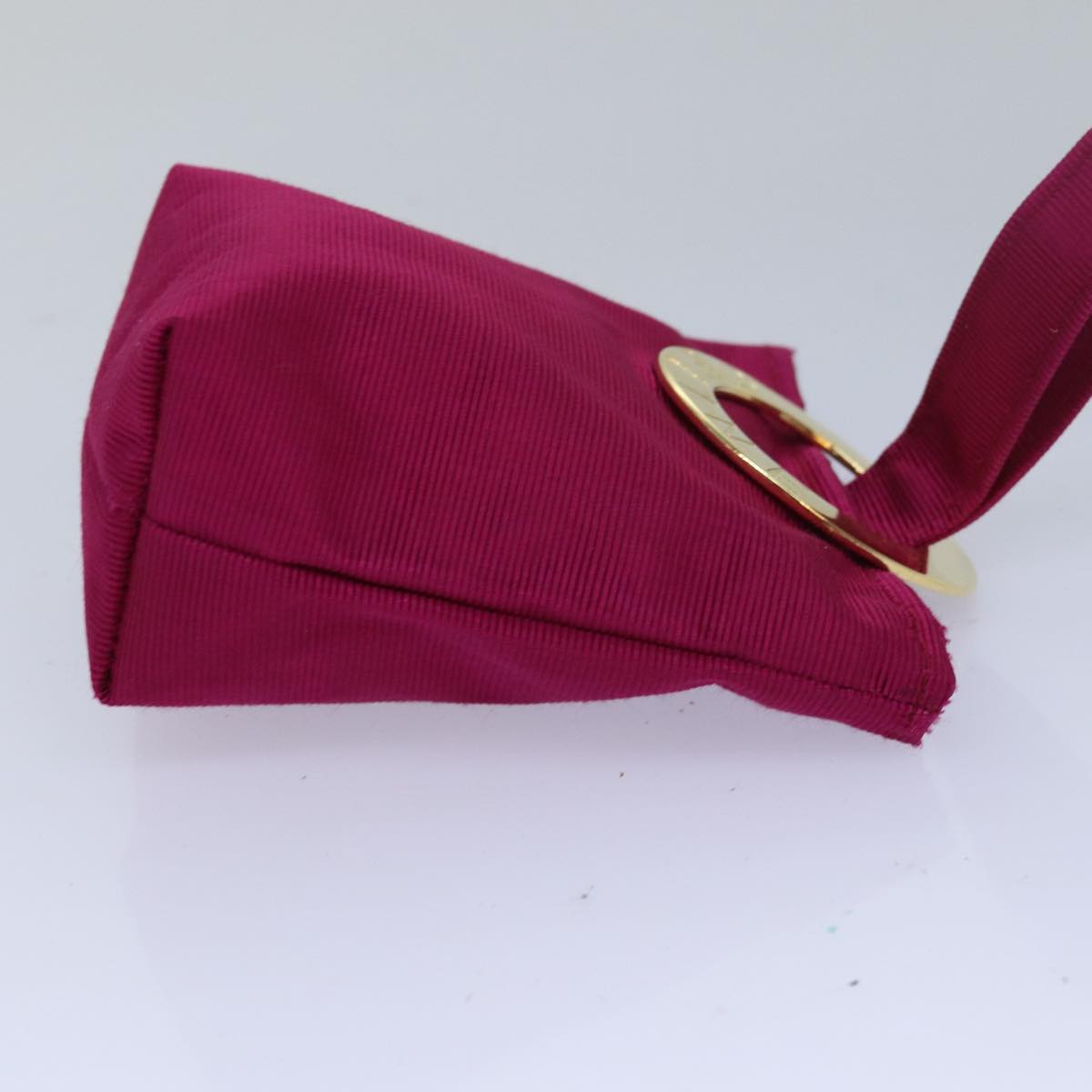 Luxury CELINE Circle Pouch Nylon Pink  80056