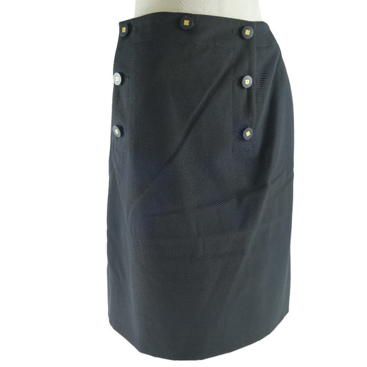 CHANEL skirt P08800V05079 wool black Women 38