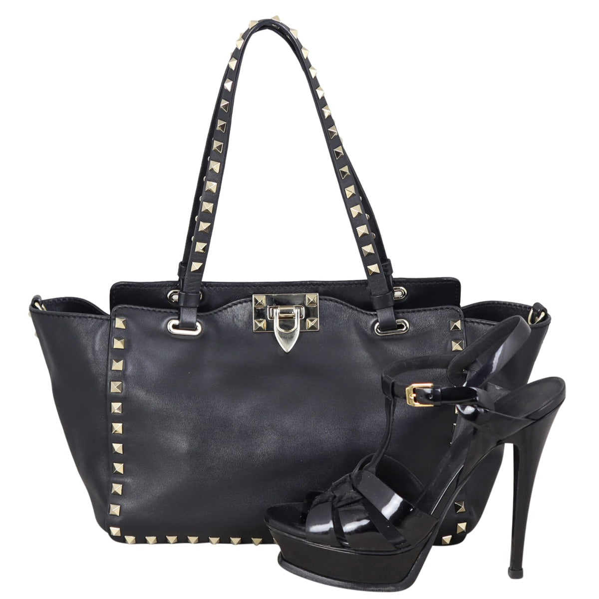 Valentino Rockstud Tote Small