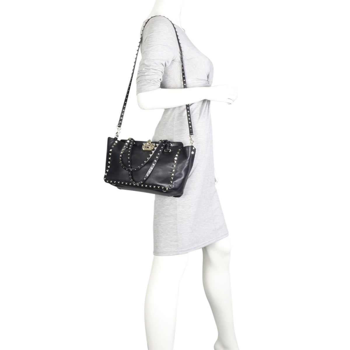 Valentino Rockstud Tote Small