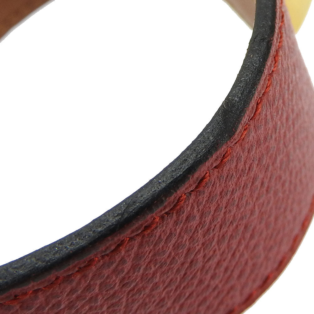 HERMES bracelet Epsom, Metal Red Medor Women  d