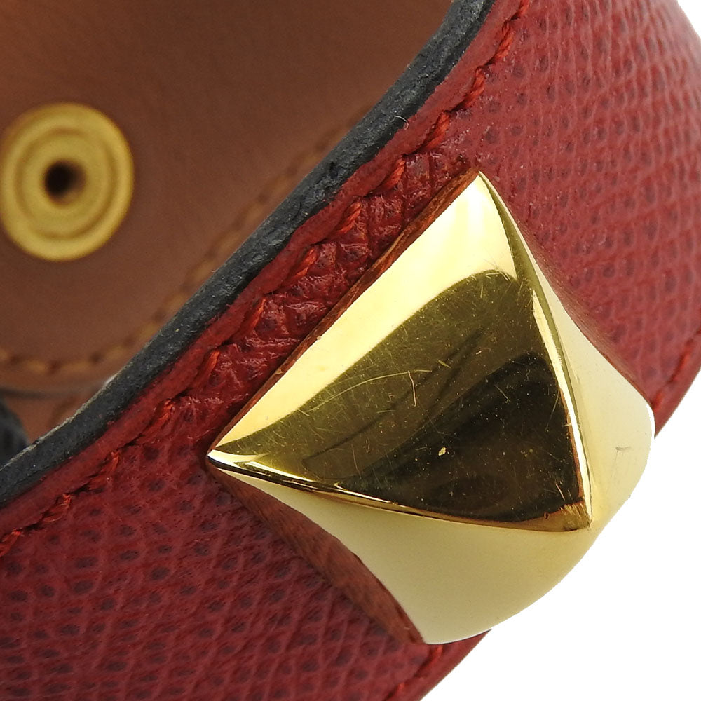 HERMES bracelet Epsom, Metal Red Medor Women  d