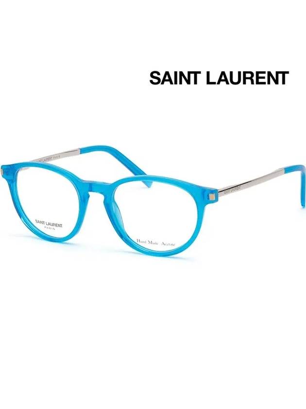 Luxury Saint Laurent Trending 2025 Eyewear Metal Eyeglasses Blue