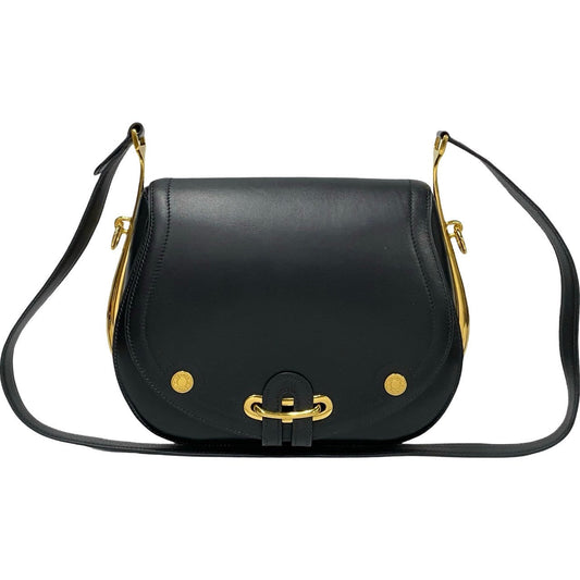 HERMES Shoulder Bag Boxcalf, Leather black Passkey Women  d