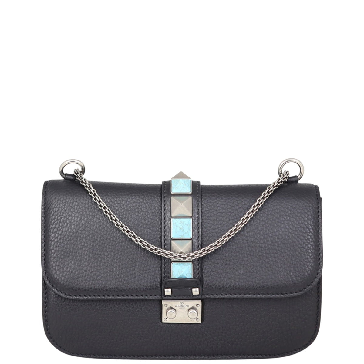 Valentino Glam Lock Medium Shoulder Bag