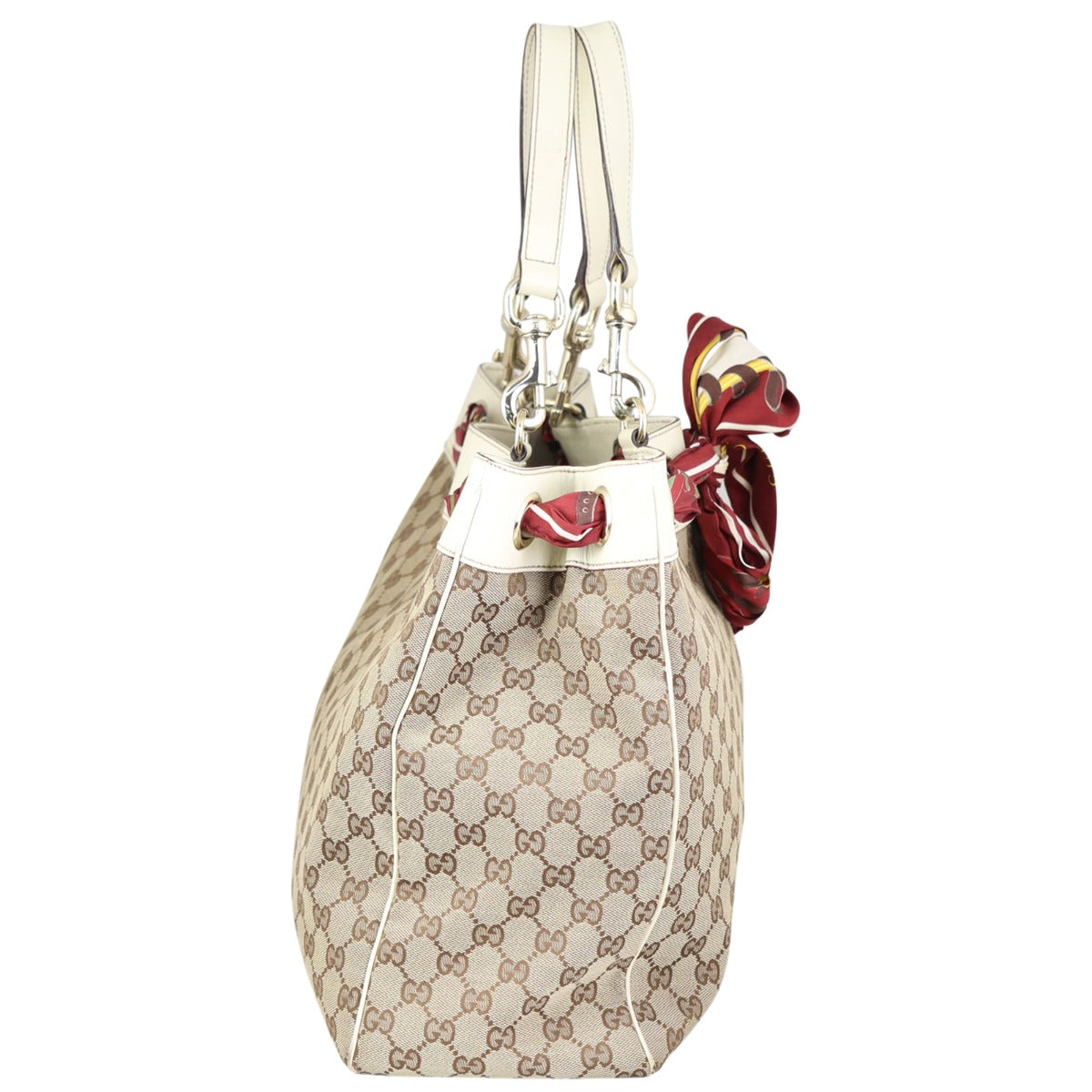 Gucci GG Canvas Positano Scarf Tote