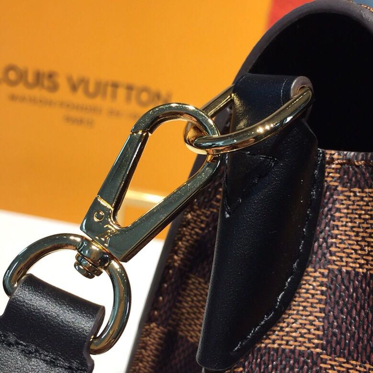 Top Quality Beaumarchais Damier Ebene Black For Women, WoHandbag, Shoulder And Crossbody Bags 9.8in/25cm Top Quality N40146