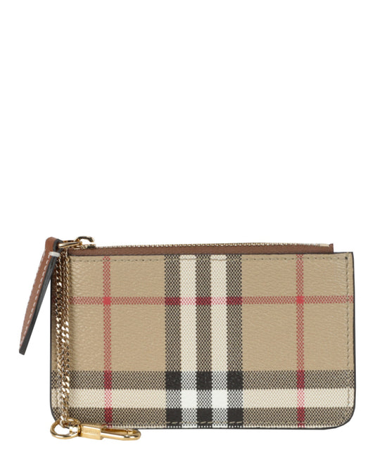 Burberry Womens Kelbrook Check Coin Case