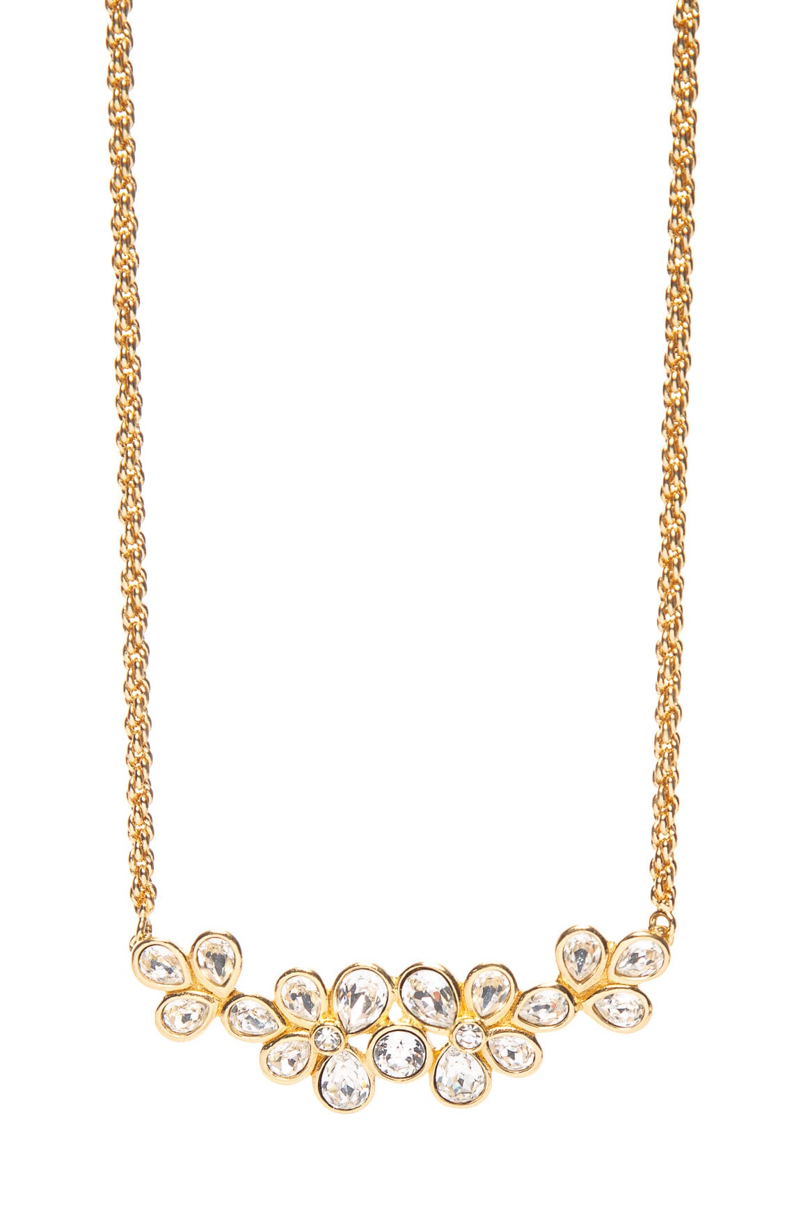 Christian Dior   Gold Floral Necklace