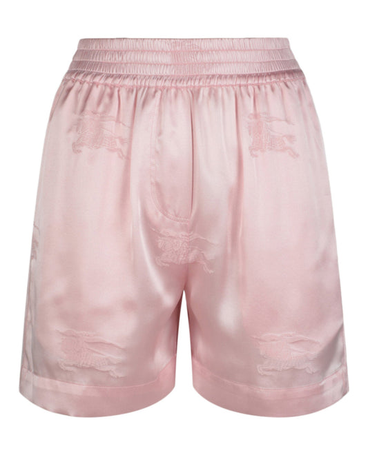 Burberry Womens EKD Jacquard Silk Shorts
