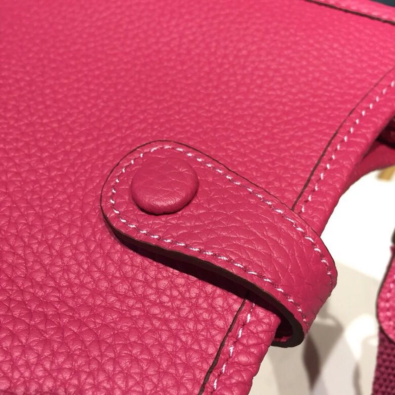 Top Quality Evelyne II TPM Bag Hot Pink For Women SiTop Qualityer Toned Hardware 7.9in/20cm