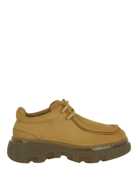 Burberry Womens Nubuck Creeper Shoes