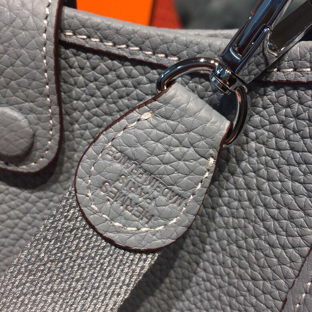 Top Quality Evelyne II TPM Bag Light Blue For Women SiTop Qualityer Toned Hardware 7.9in/20cm