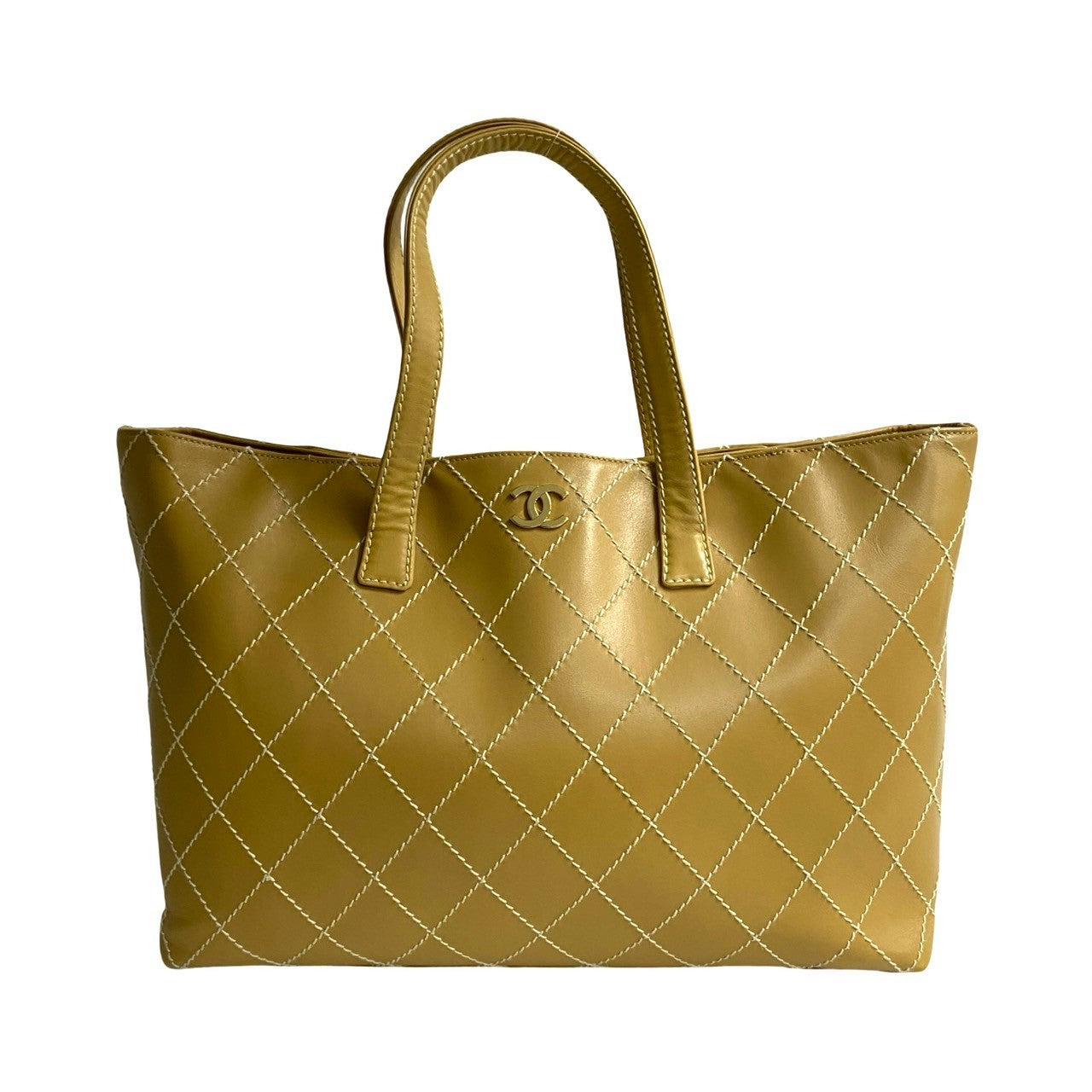 Chanel Wild Stitch Leather Tote Bag
