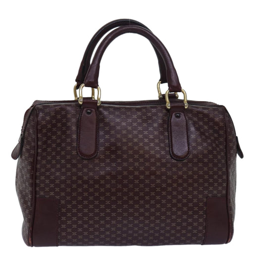 Luxury CELINE Macadam Canvas Hand Bag Red  80955