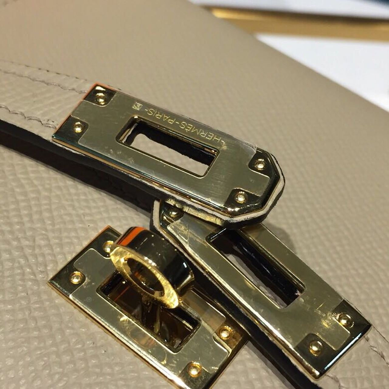 Top Quality Mini Kelly Trench For Women Gold Toned Hardware 7.5in/19cm