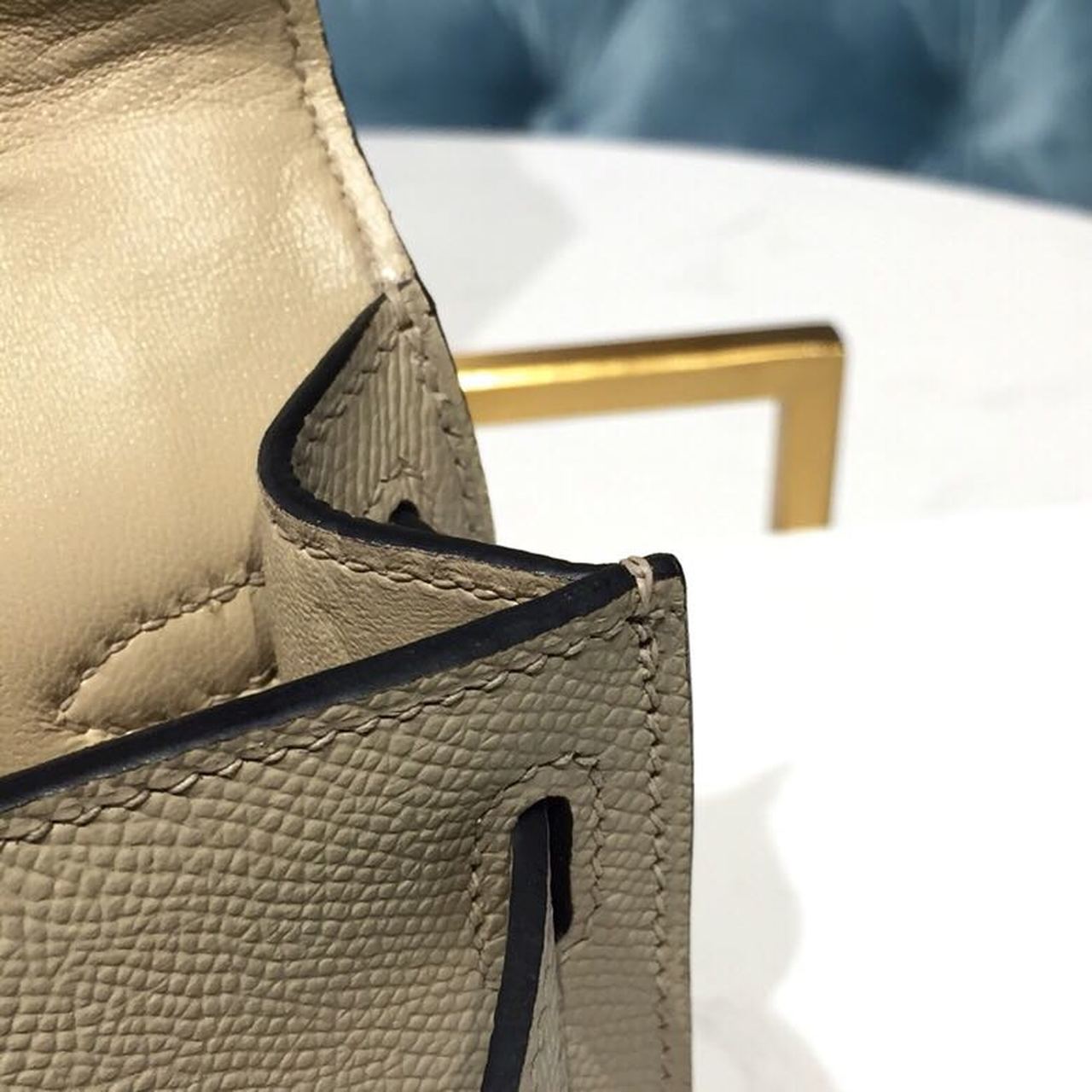 Top Quality Mini Kelly Trench For Women Gold Toned Hardware 7.5in/19cm