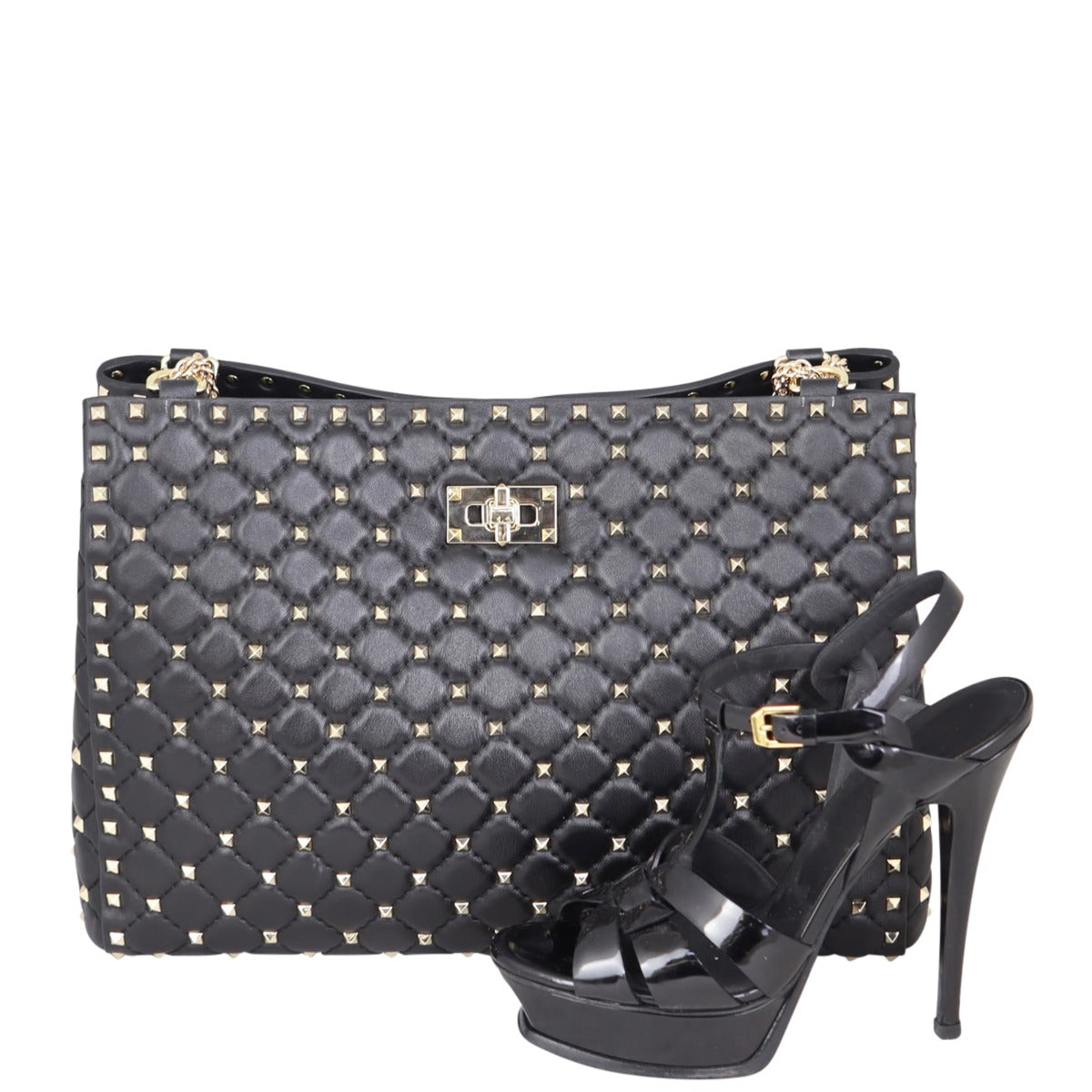 Valentino Rockstud Spike Tote