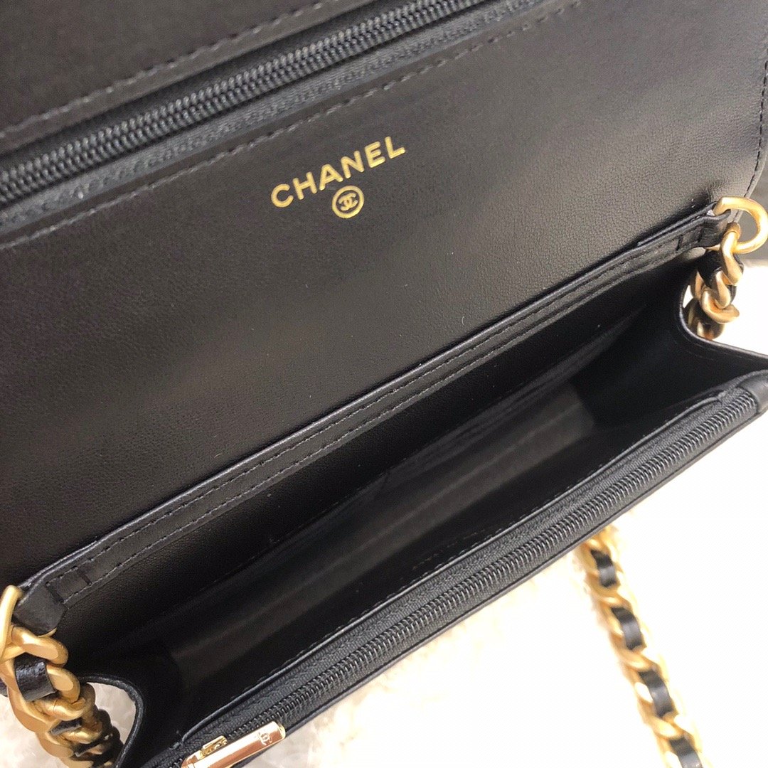 CHLOriginal Small Classic Flap Bag Gold Hardware Black For Women, Women’s Handbags, Shoulder Bags 7.5in/19cm AP33814