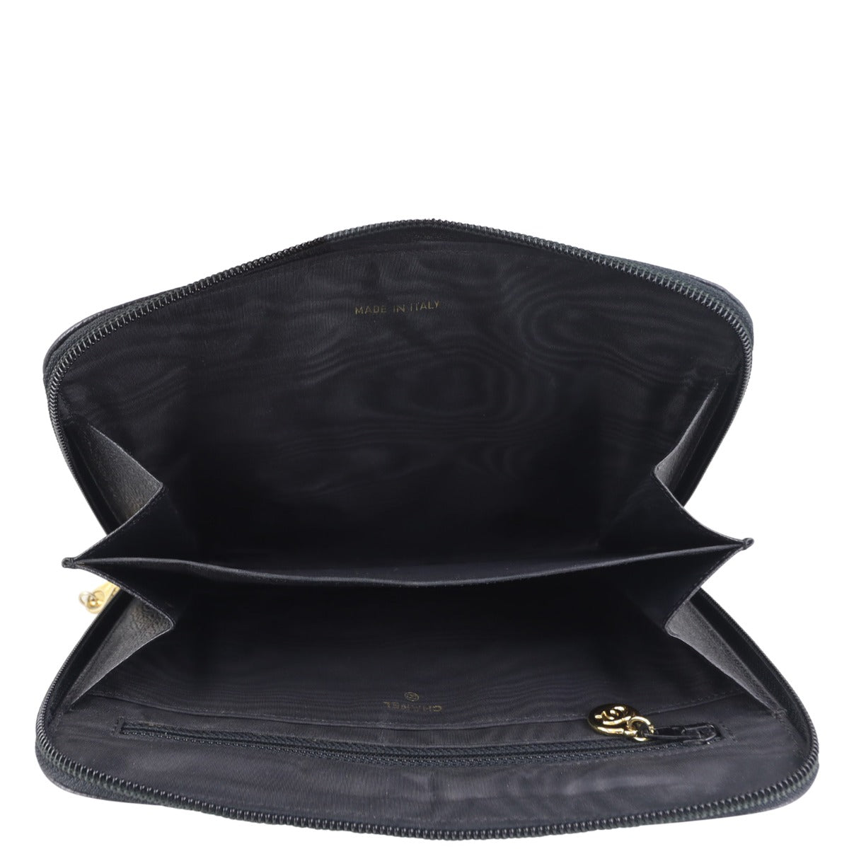 Chanel CC Timeless Zip Around Clutch