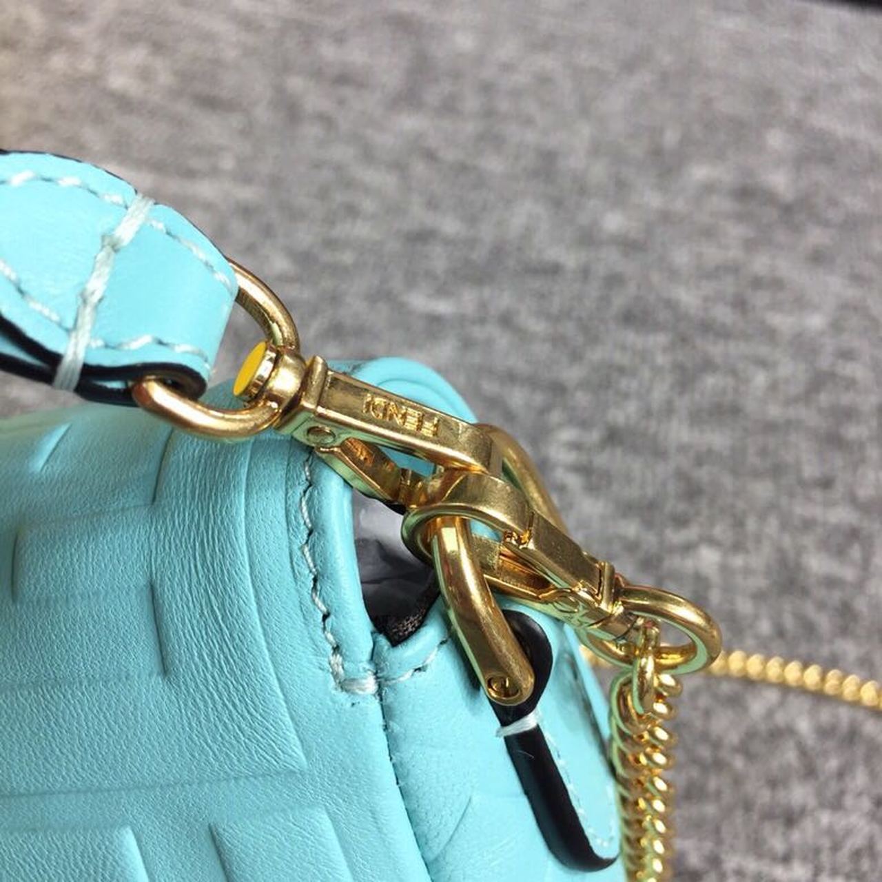 Top QualityTop Quality Baguette Nappa Light Blue For Women, Women’s Handbags, Shoulder And Crossbody Bags 7in/19cm FF 8BS017