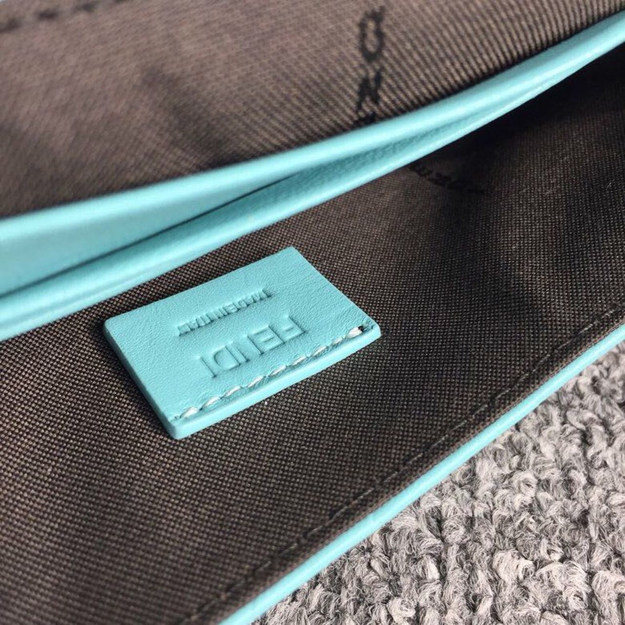 Top QualityTop Quality Baguette Nappa Light Blue For Women, Women’s Handbags, Shoulder And Crossbody Bags 7in/19cm FF 8BS017
