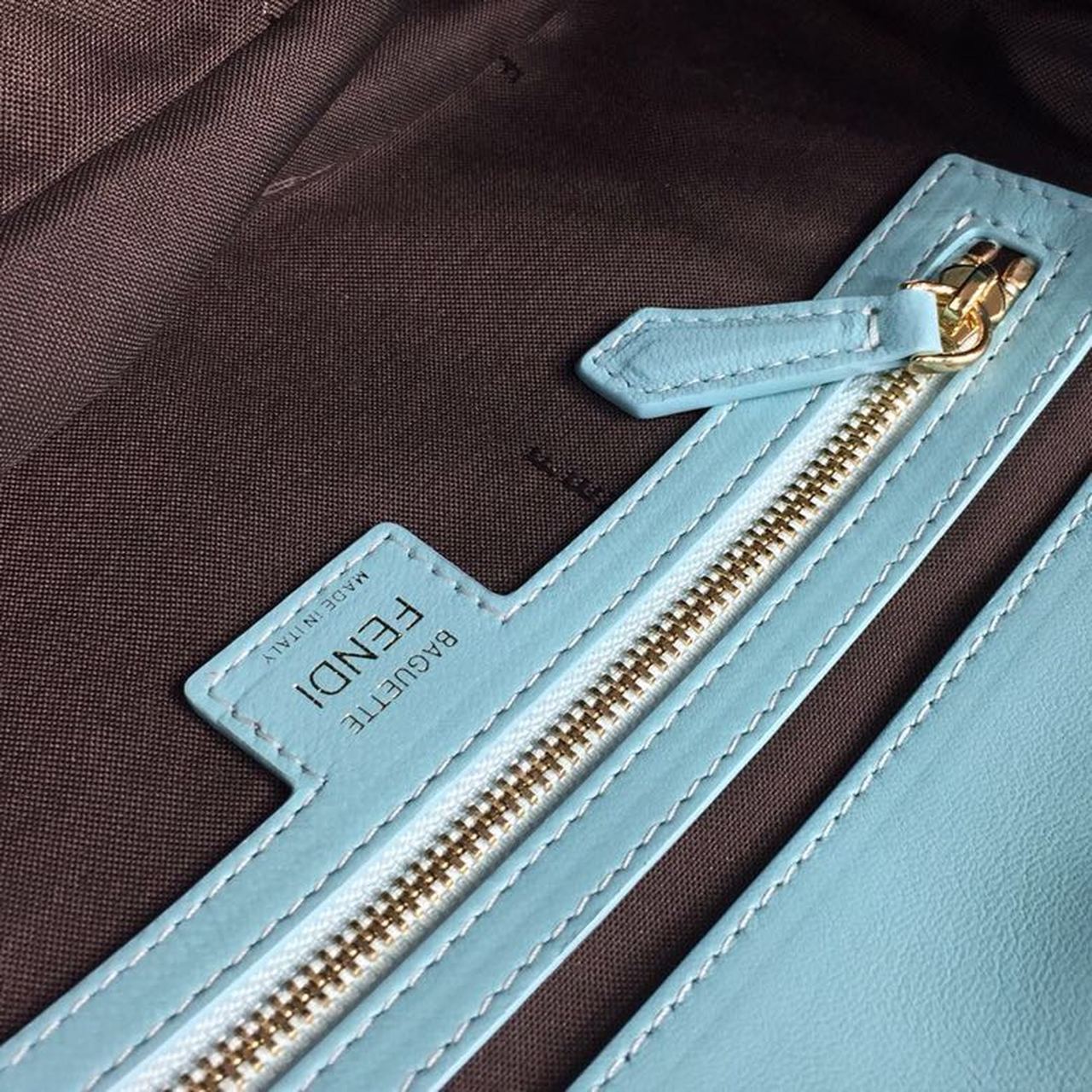 Top QualityTop Quality Baguette Nappa Light Blue For Women, Women’s Handbags, Shoulder And Crossbody Bags 10in/27cm FF 8BR600