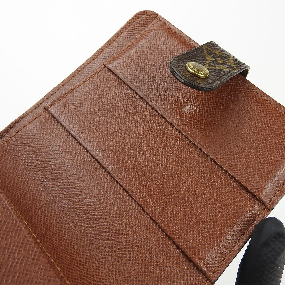 LOUIS VUITTON Bifold Wallet M61667 Monogram Brown Compact zip Women  d