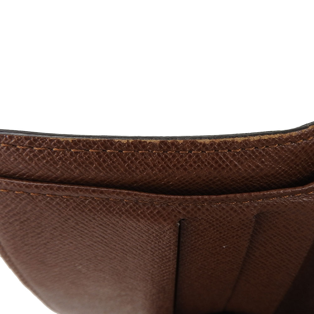 LOUIS VUITTON Bifold Wallet M61667 Monogram Brown Compact zip Women  d