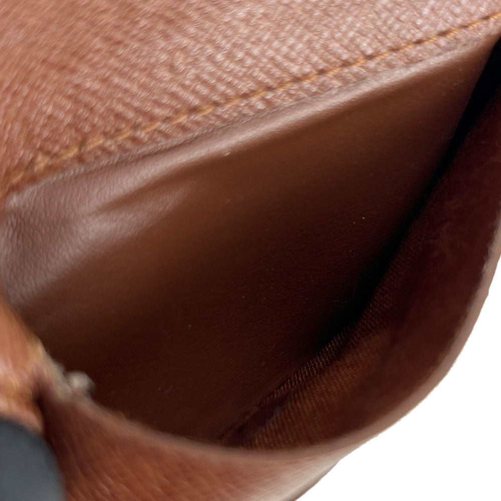 LOUIS VUITTON Bifold Wallet M61667 Monogram Brown Compact zip Women  d
