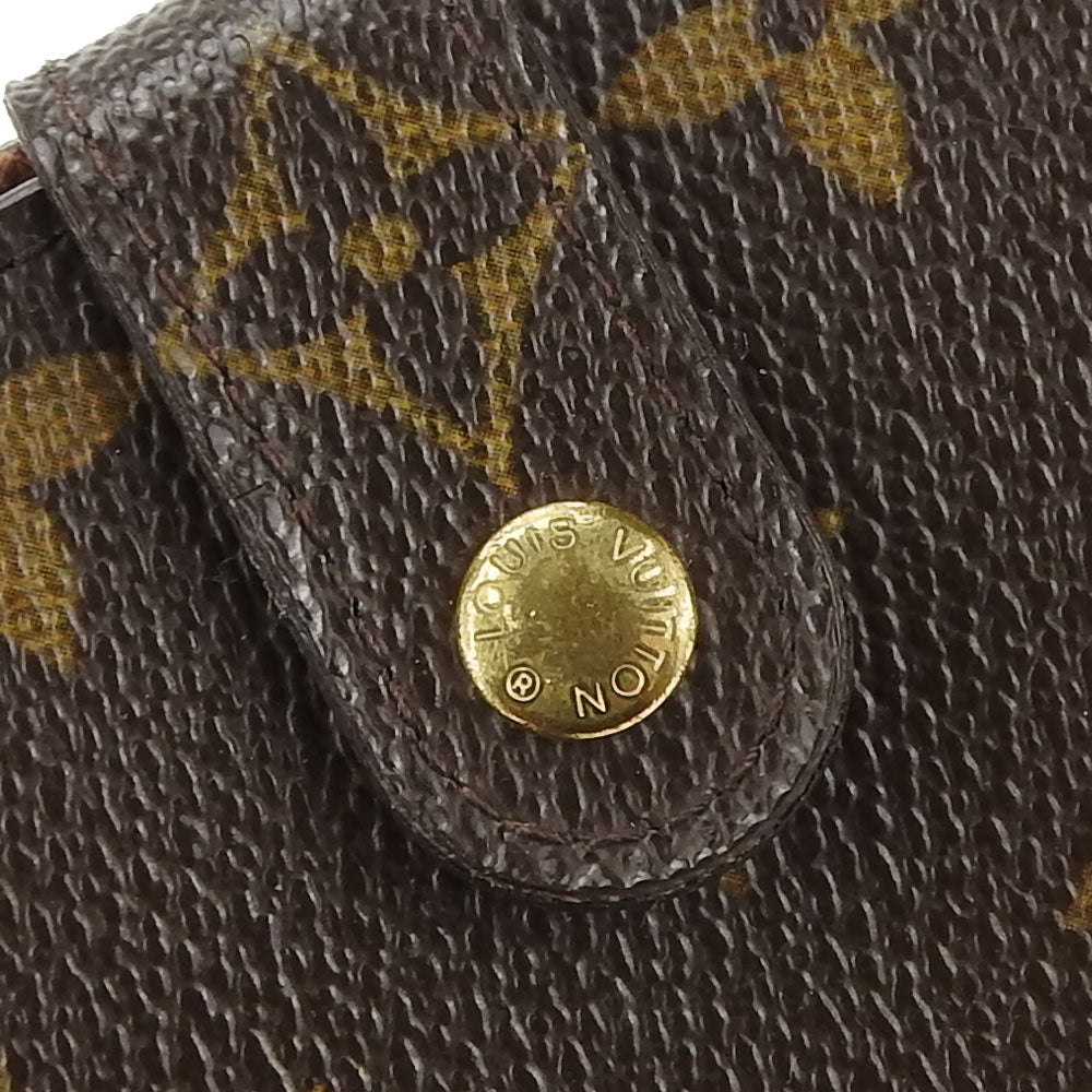 LOUIS VUITTON Bifold Wallet M61667 Monogram Brown Compact zip Women  d