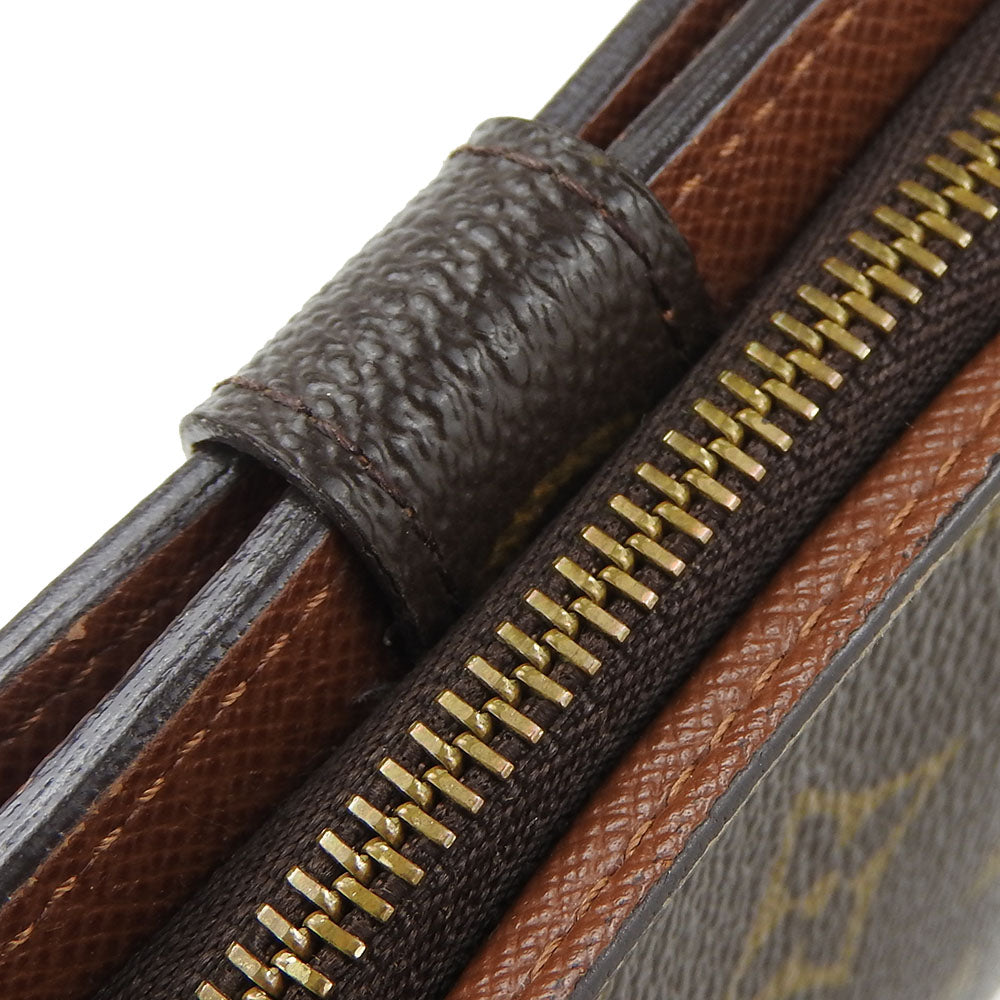 LOUIS VUITTON Bifold Wallet M61667 Monogram Brown Compact zip Women  d