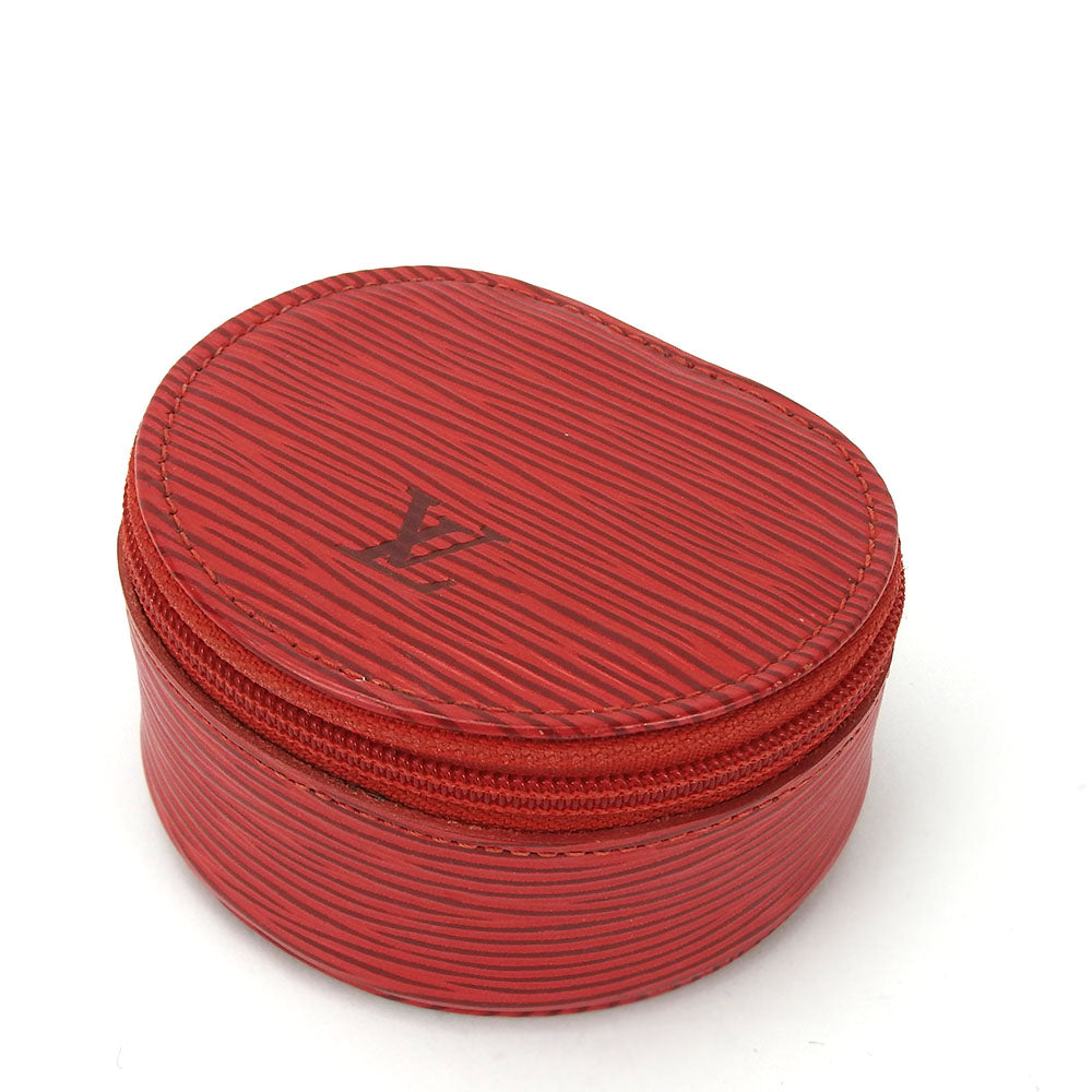 LOUIS VUITTON Accessory pouch M48227 Epi Leather Castilian red Ecran Bijoux unisex(Unisex)  d