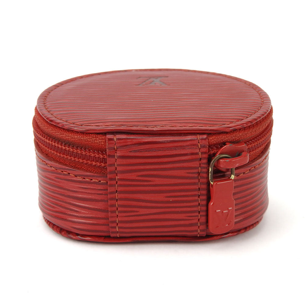 LOUIS VUITTON Accessory pouch M48227 Epi Leather Castilian red Ecran Bijoux unisex(Unisex)  d