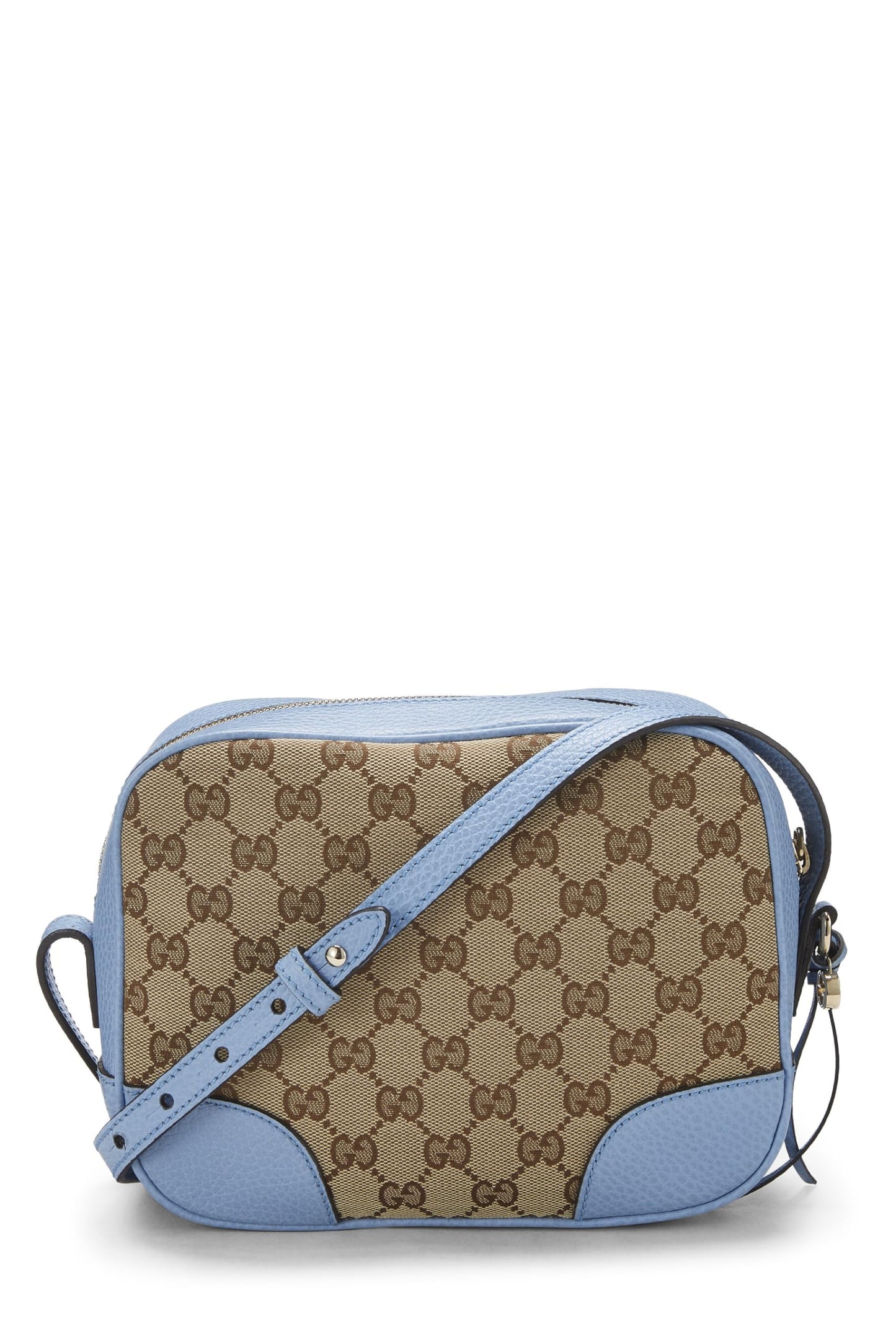Gucci, Blue Original GG Canvas Bree Crossbody, Blue