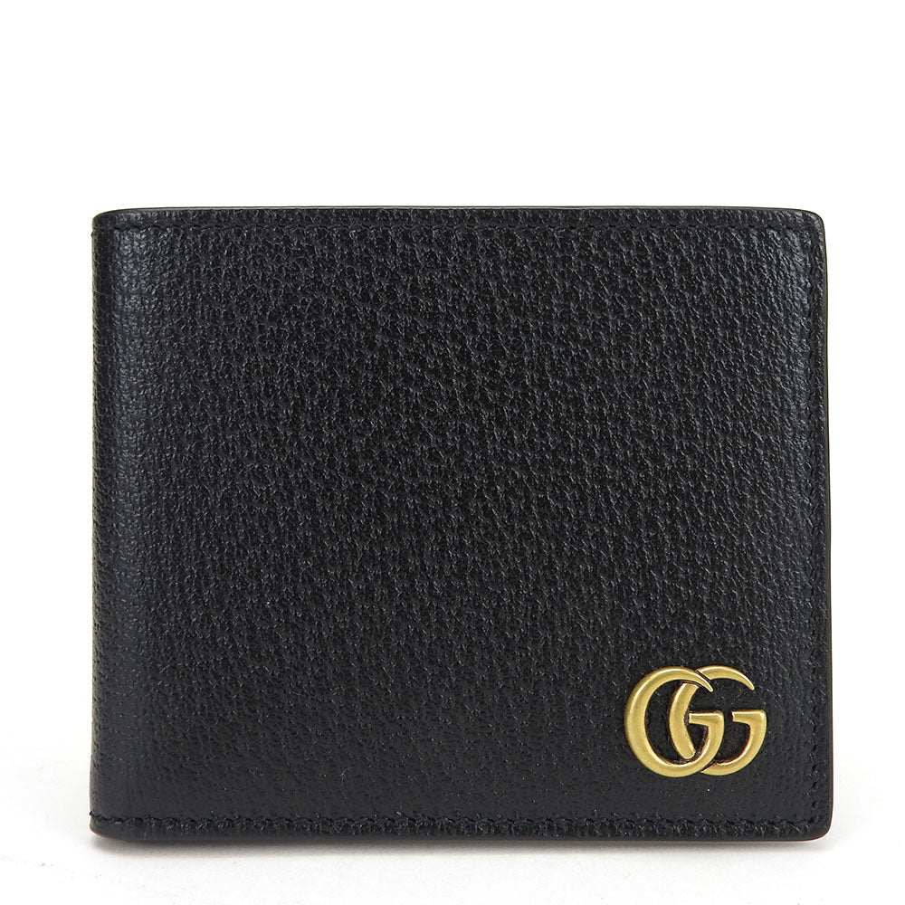 GUCCI Bill Compartment 428726 leather black unisex(Unisex)