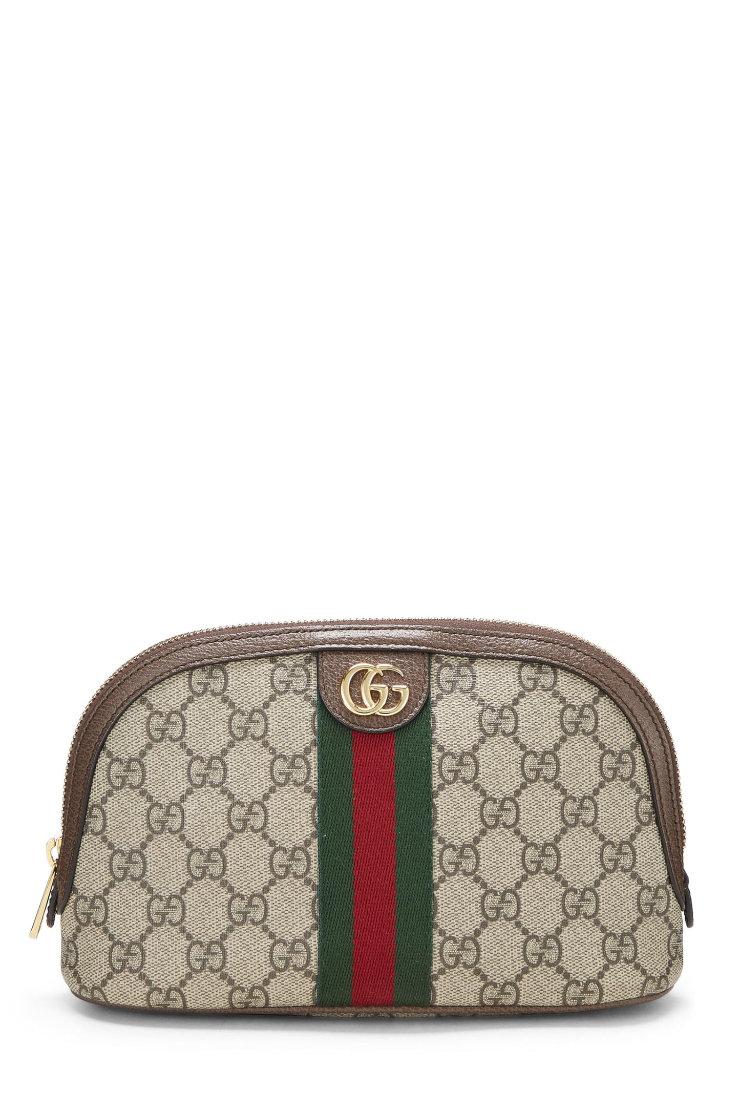 Gucci, Original GG Supreme Canvas Ophidia Cosmetic Pouch, Brown