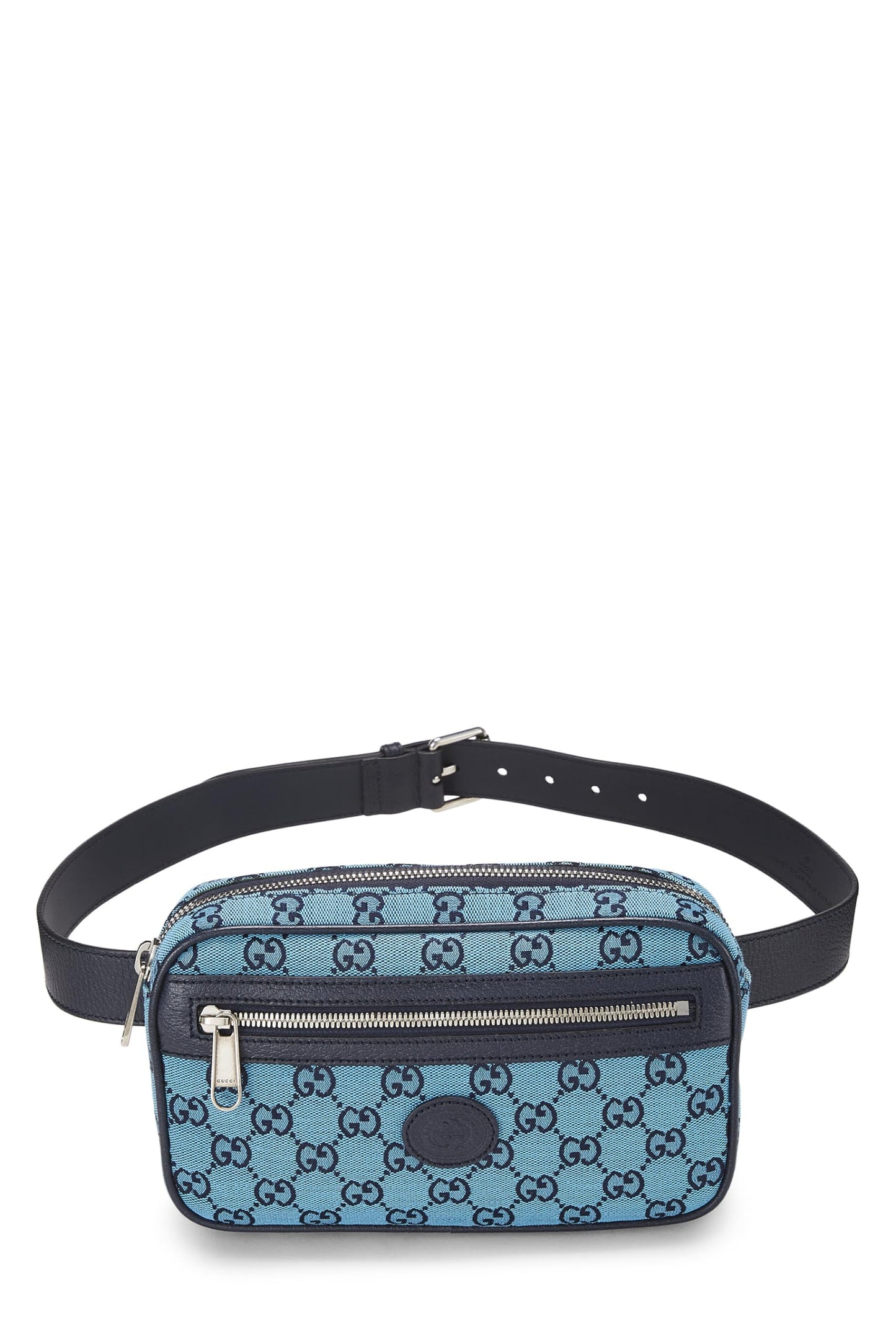 Gucci, Blue GG Marmont Canvas Belt Bag, Blue