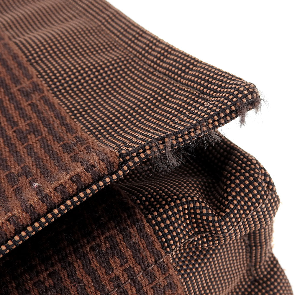 HERMES Shoulder Bag canvas Brown Her Line Bassus PM unisex(Unisex)  d