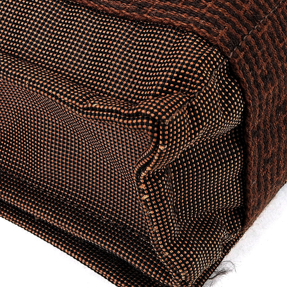 HERMES Shoulder Bag canvas Brown Her Line Bassus PM unisex(Unisex)  d