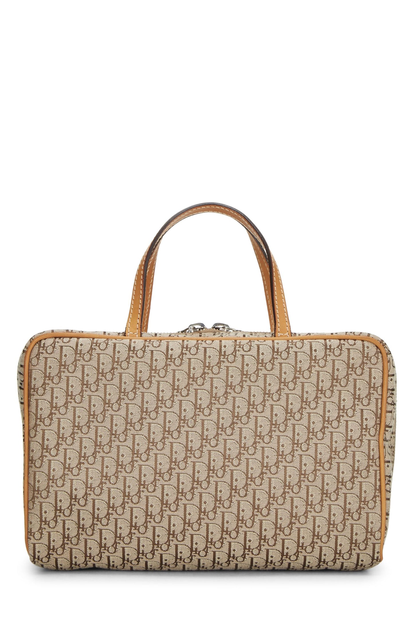 Dior,  Beige Trotter Canvas HandBag Small, Beige