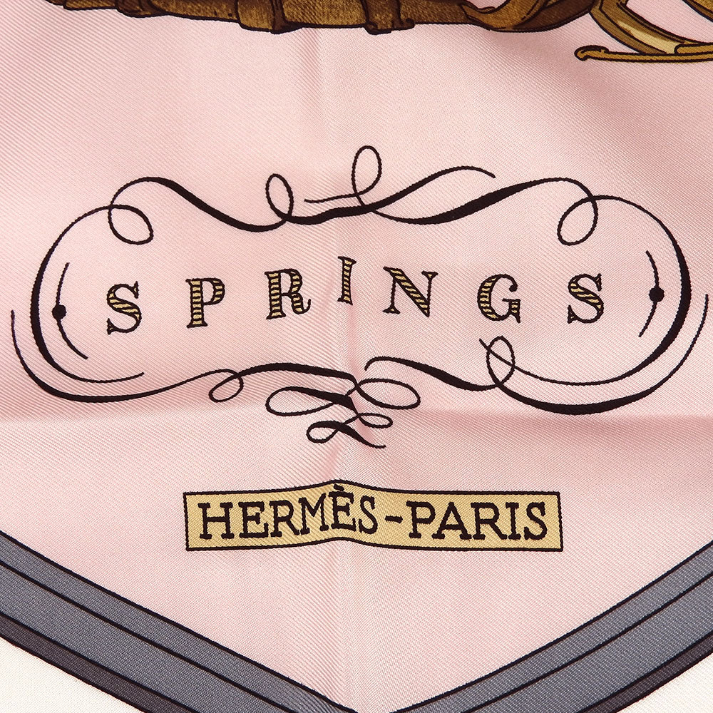 HERMES scarf silk pink Carre90 Women  d