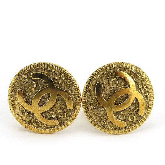 CHANEL Earring metal gold Women